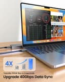 Thumbnail 2 de Silkland USB4 Cable 1m, 40Gbps, 240W PD 📱