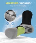 Thumbnail 3 de SIMIYA Merino Wool Socks cosy thermal crew UK 6–12 🧦