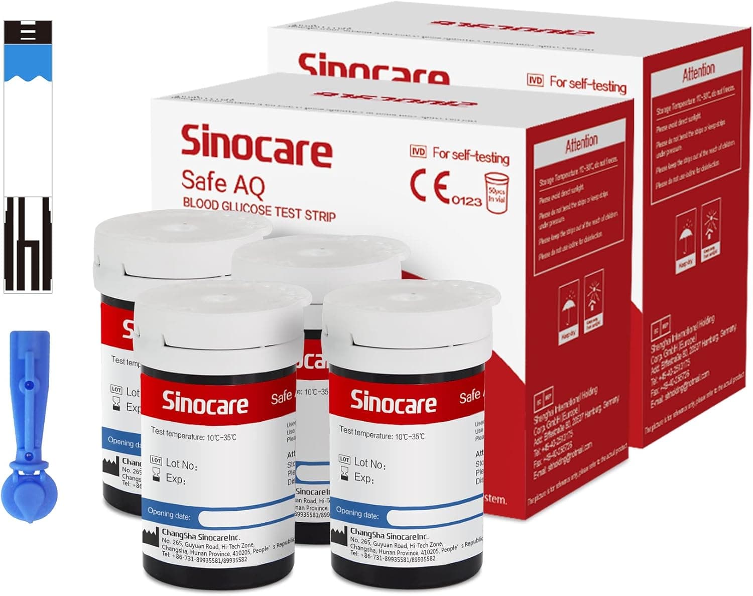 Sinocare Safe AQ test strips 100 📷