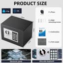 Thumbnail 1 de SINZUX 6.6L Digital Steel Safe 230×170×170 mm 🔐