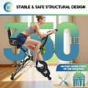 Thumbnail 6 de SLUNSE 5 IN 1 Exercise Bike, 350 lbs capacity 🚴