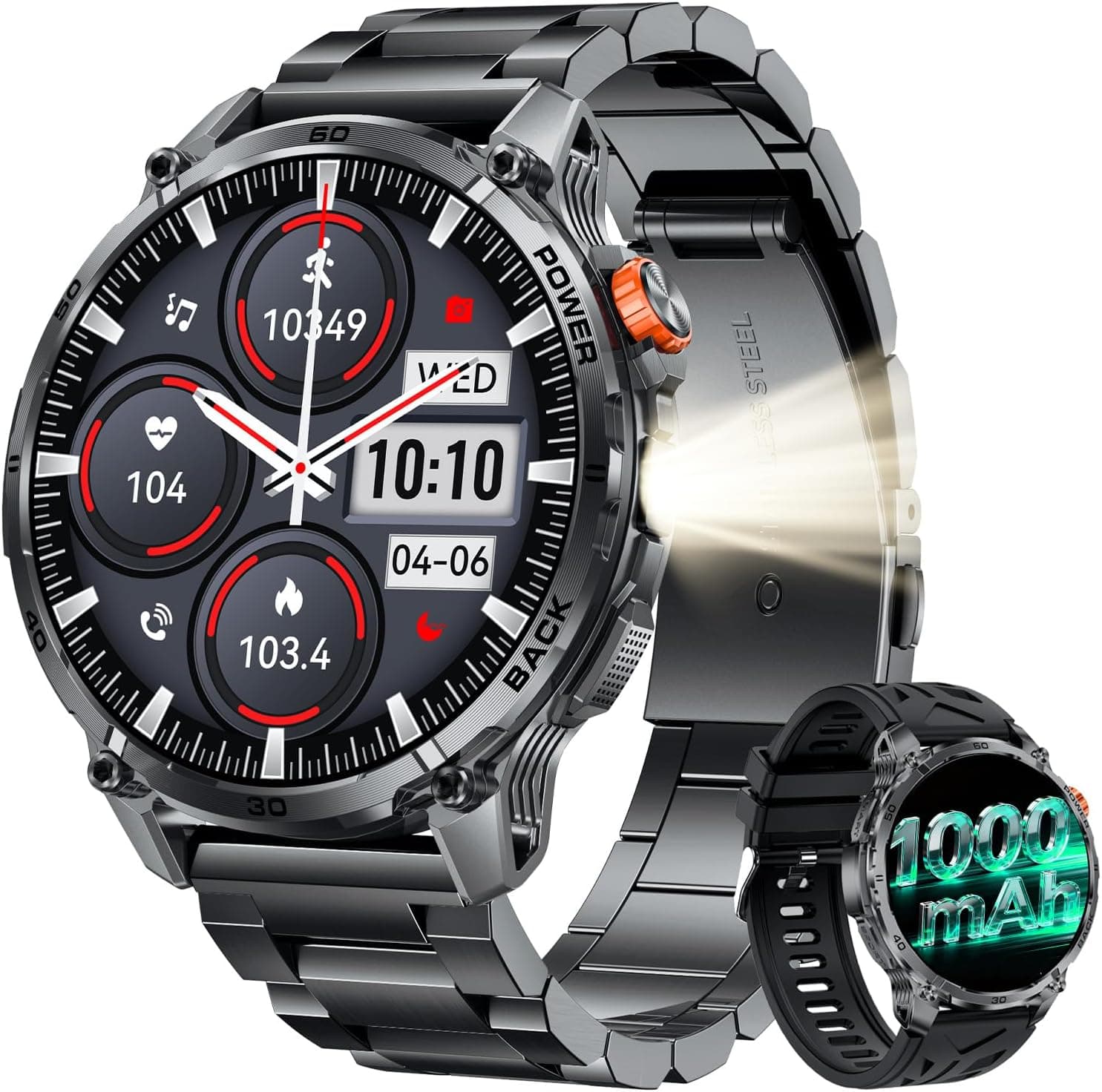 Smart Watch Men Fitness Tracker 1.85" ⌚