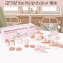 Thumbnail 2 de Smartwo 27PCS wooden tea set for toddlers 🍵