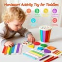 Thumbnail 1 de Smartwo Montessori Wooden Shape Sorting Toy 🎲