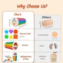 Thumbnail 4 de Smartwo Montessori Wooden Shape Sorting Toy 🎲