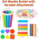 Thumbnail 5 de Smartwo Montessori Wooden Shape Sorting Toy 🎲