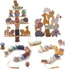Thumbnail principal de Smartwo Wooden Animal Threading and Stacking 30 pack 🧸