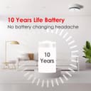 Thumbnail 3 de Smoke Alarm 10‑Year Battery, EN14604 Certified 🔥