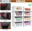 Thumbnail 1 de SNSLXH 5 Pack Wardrobe Storage Organiser for Clothes 🧺