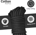 Thumbnail 2 de Soft Cotton Rope Thick Cord 10 m — all‑purpose rope 🧵