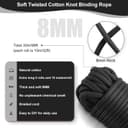 Thumbnail 3 de Soft Cotton Rope Thick Cord 10 m — all‑purpose rope 🧵