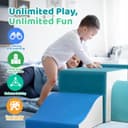 Thumbnail 3 de Soft Play Sets Indoor 4‑pc PU Leather Baby Foam Climb ⌚