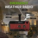 Thumbnail 2 de SOLARBABY Wind Up Solar Emergency Radio 4000 mAh 🔊