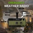 Thumbnail 1 de SOLARBABY Wind Up Solar Radio 4000 mAh 🔊