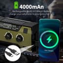 Thumbnail 5 de SOLARBABY Wind Up Solar Radio 4000 mAh 🔊