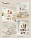 Thumbnail 4 de SONGMICS KCS01WT Stackable cupboard organisers (set of 2) 🧰