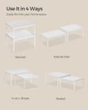 Thumbnail 6 de SONGMICS KCS01WT Stackable cupboard organisers (set of 2) 🧰