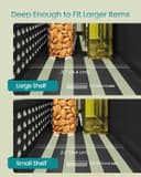 Thumbnail 6 de SONGMICS KCS061B01 Magnetic Spice Rack Set, 4 pcs 🧂