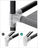 Thumbnail 4 de SONGMICS RYG092B02 portable wardrobe 130×45×167 cm 📦