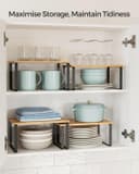 Thumbnail 2 de SongMics Spice Rack Set of 2 Cupboard Shelf Organiser 📦