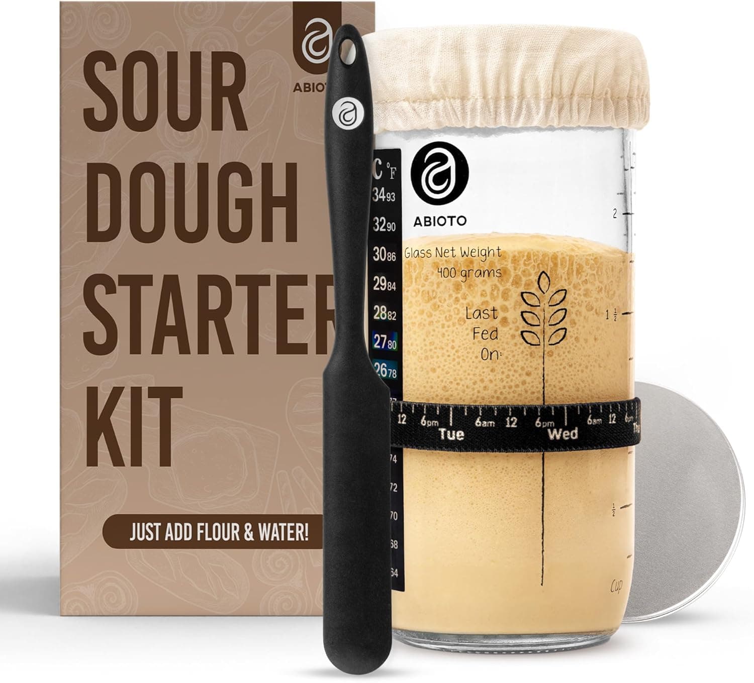 Sourdough Starter Kit 710 ml jar 🍞