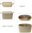 Thumbnail 3 de Soyizom Felt Bag Organizer Insert 2-pack 👜