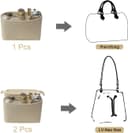 Thumbnail 4 de Soyizom Felt Bag Organizer Insert 2-pack 👜