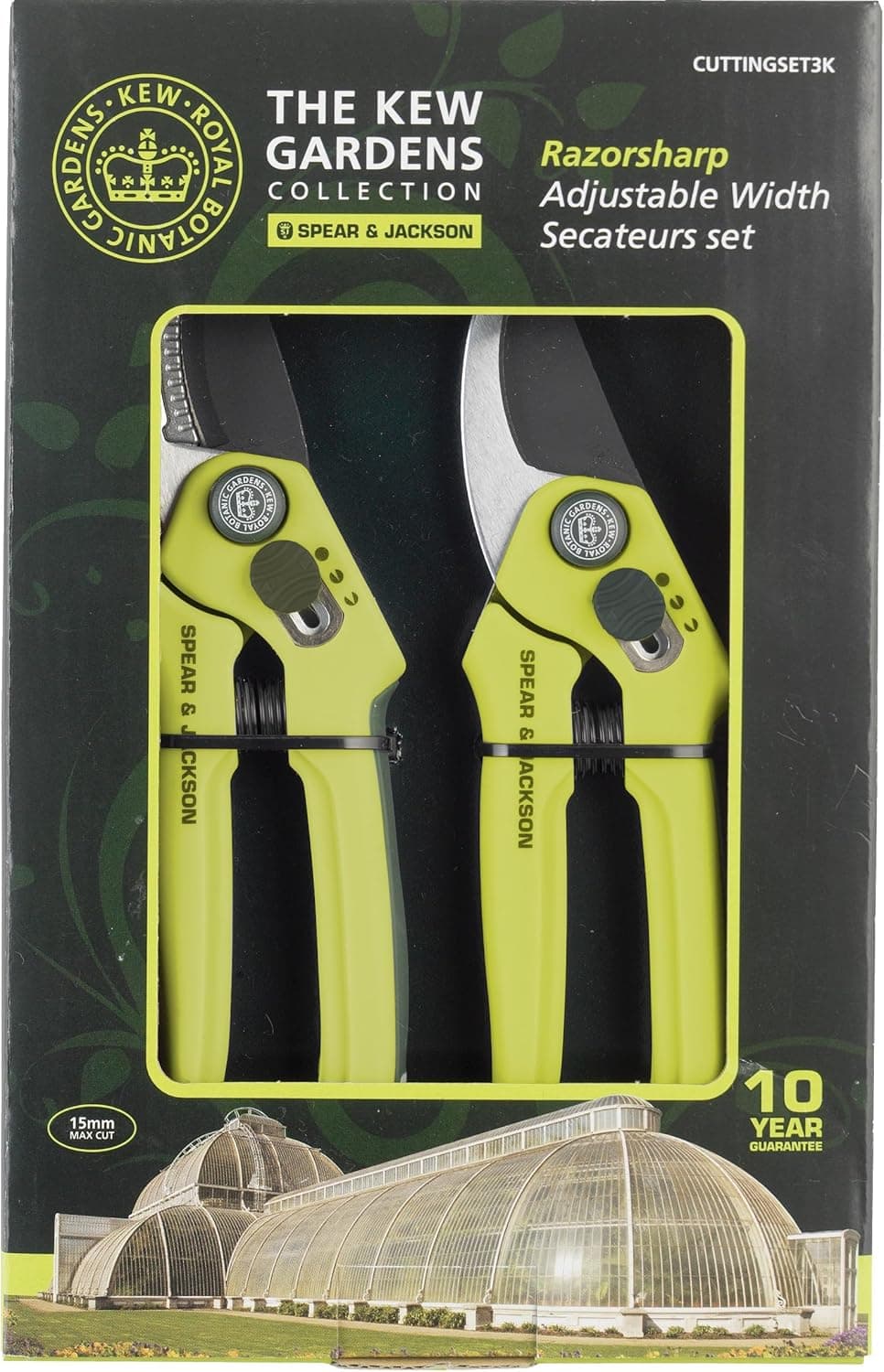 Spear & Jackson CUTTINGSET3K adjustable secateur set 🌿