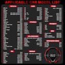 Thumbnail 2 de Sportage Leather Steering Wheel Cover 37cm 🚗