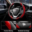 Thumbnail 4 de Sportage Leather Steering Wheel Cover 37cm 🚗