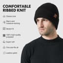 Thumbnail 4 de sportvibe Knit Cuffed Beanie Unisex Light 🎩