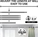 Thumbnail 2 de Stainless Steel Extendable Shower Curtain Rod 130–193 cm 🚿