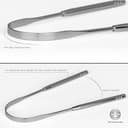 Thumbnail 4 de Stainless Steel Tongue Cleaner Metal with Case — Oral Care 🪥