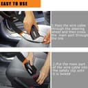 Thumbnail 4 de Steering Wheel Lock Seat Belt Lock Car anti-theft device 🔒