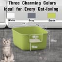 Thumbnail 2 de Suhaco High Sided Cat Litter Tray 49 cm 🐱