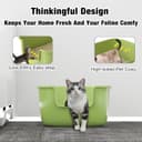 Thumbnail 3 de Suhaco High Sided Cat Litter Tray 49 cm 🐱