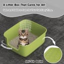 Thumbnail 4 de Suhaco High Sided Cat Litter Tray 49 cm 🐱