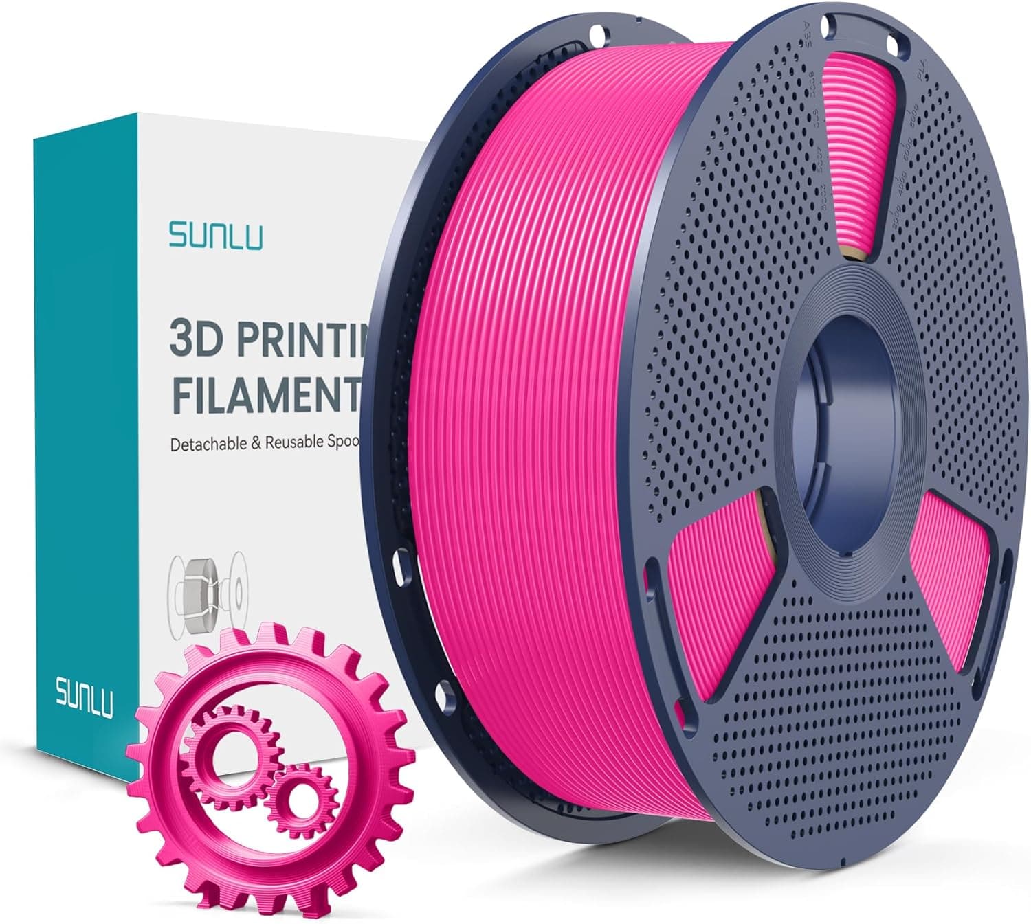 SUNLU PLA+ Magenta 1.75 mm 1 kg filament 🎧