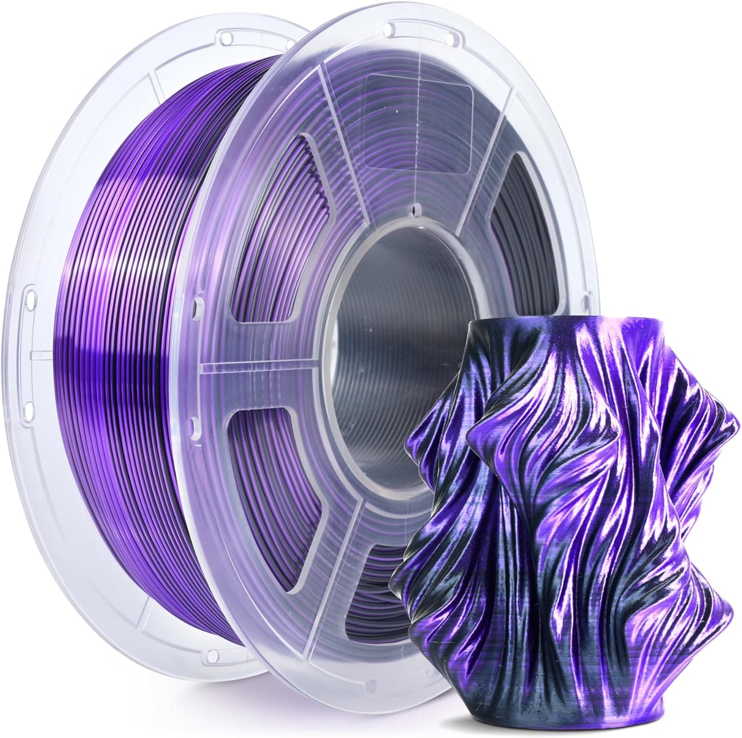 SUNLU Silk Dual Color PLA+ 1.75mm 1kg spool 🎨