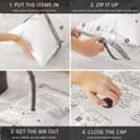 Thumbnail 1 de SUOCO 8 Combo Vacuum Storage Bags with Electric Pump 📦