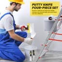 Thumbnail 5 de suokoun Paint Wallpaper Scraper Set 4-pack, 2–8" 🛠️