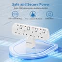 Thumbnail 5 de SUPHOST 4‑way Plug Adapter 13A with switches 🔌