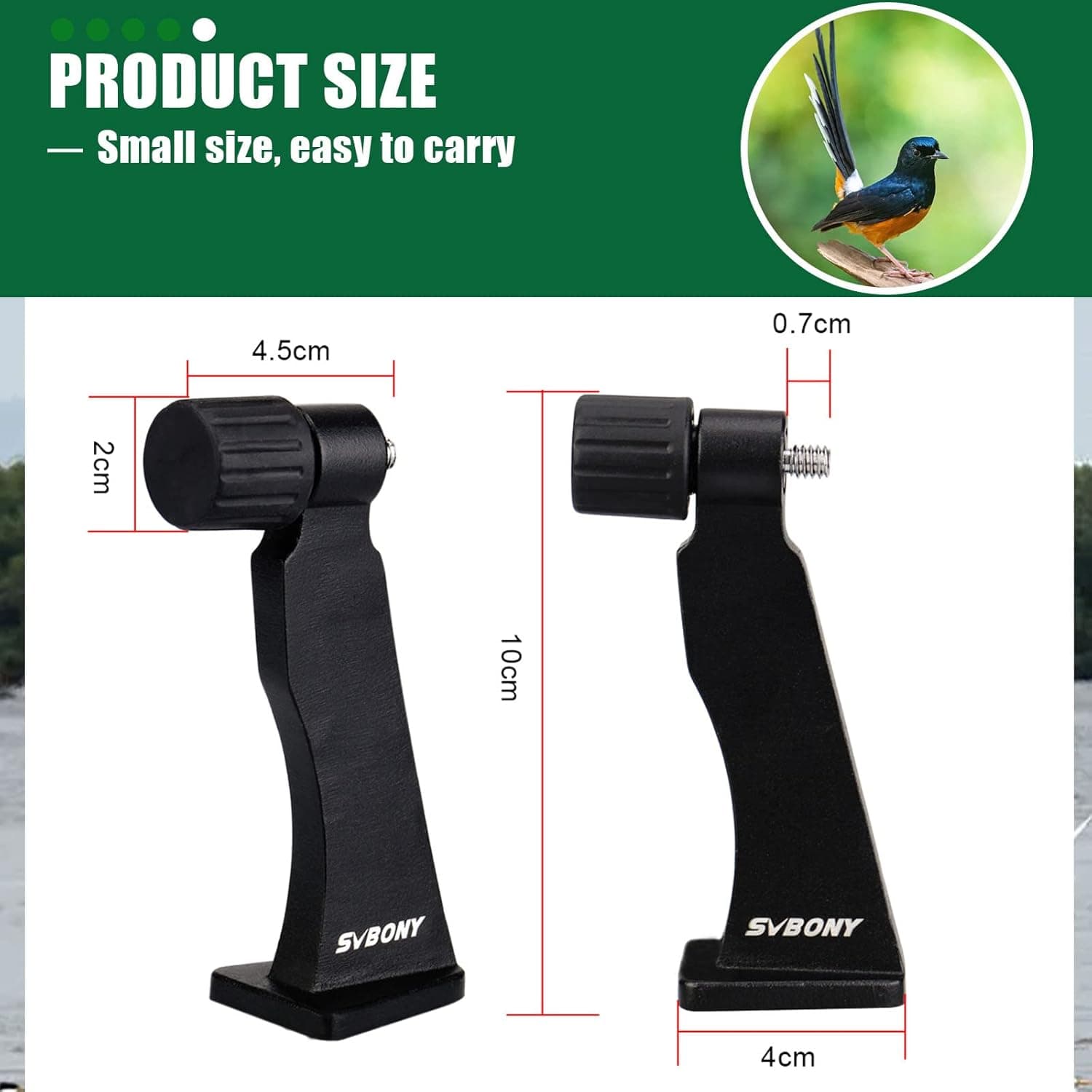 Svbony SV111 binocular tripod adapter with 1/4" screw 📷