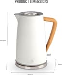 Thumbnail 6 de Swan SK14610WHTN 1.7L cordless jug kettle 📺