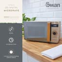 Thumbnail 1 de Swan SM22036LOAT Nordic Digital Microwave 800W 20L 📺
