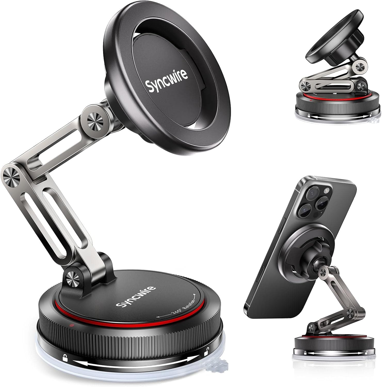 SYNCWIRE MagSafe Car Mount 360° rotatable 📱