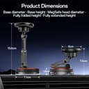 Thumbnail 5 de SYNCWIRE MagSafe Car Mount 360° rotatable 📱