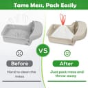 Thumbnail 5 de SZEE 120 Pack Large Self‑Cleaning Cat Litter Tray Liners 🐱