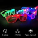 Thumbnail 1 de SZHFU 12 Pcs Neon Shutter Glasses, 3‑mode party 🎉🕶️