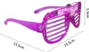 Thumbnail 2 de SZHFU 12 Pcs Neon Shutter Glasses, 3‑mode party 🎉🕶️